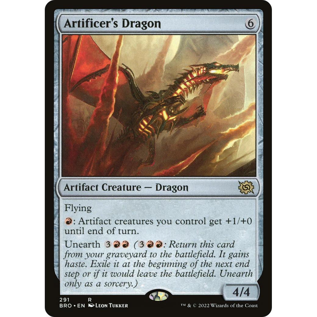 Artificer's Dragon (BRO-291) - The Brothers' War