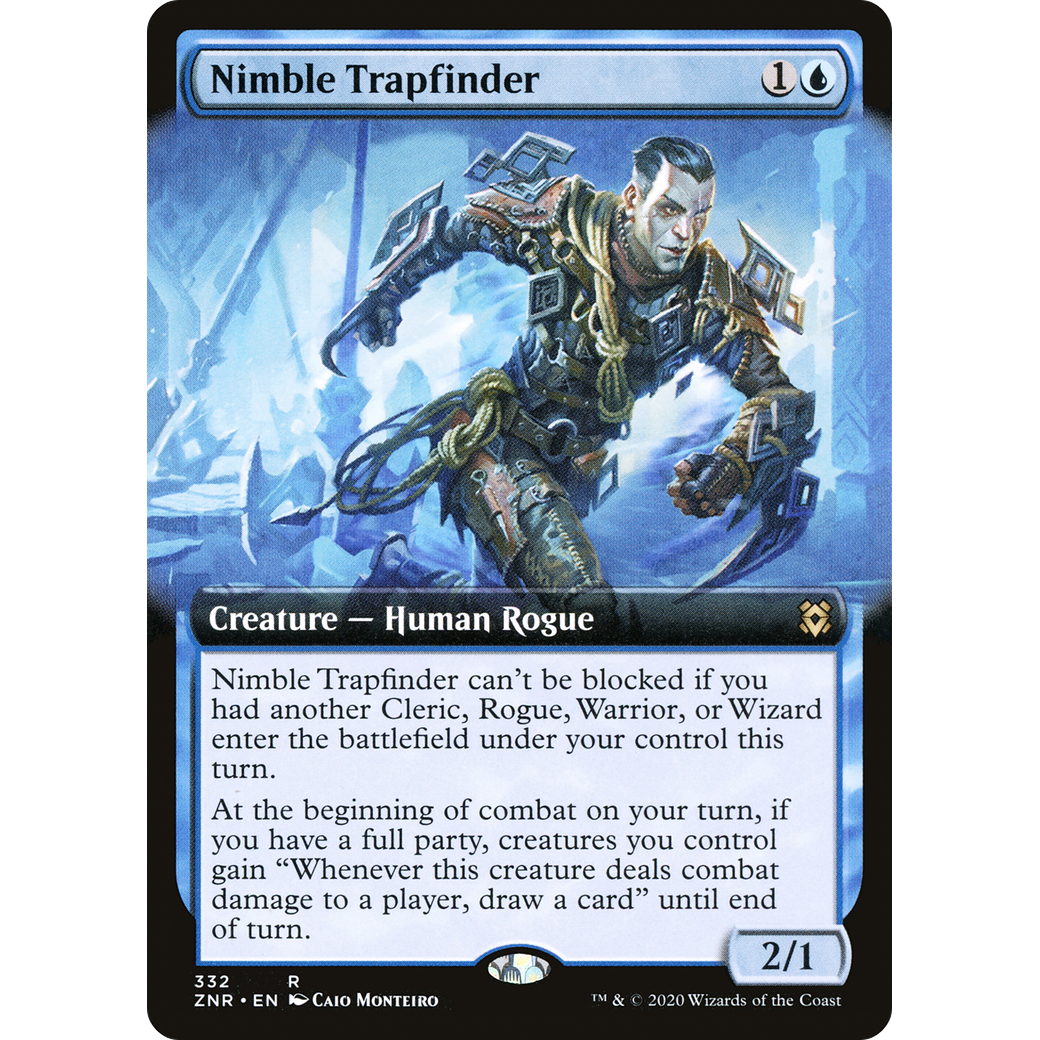 Nimble Trapfinder (Extended Art) (ZNR-332) - Zendikar Rising: (Extended Art)
