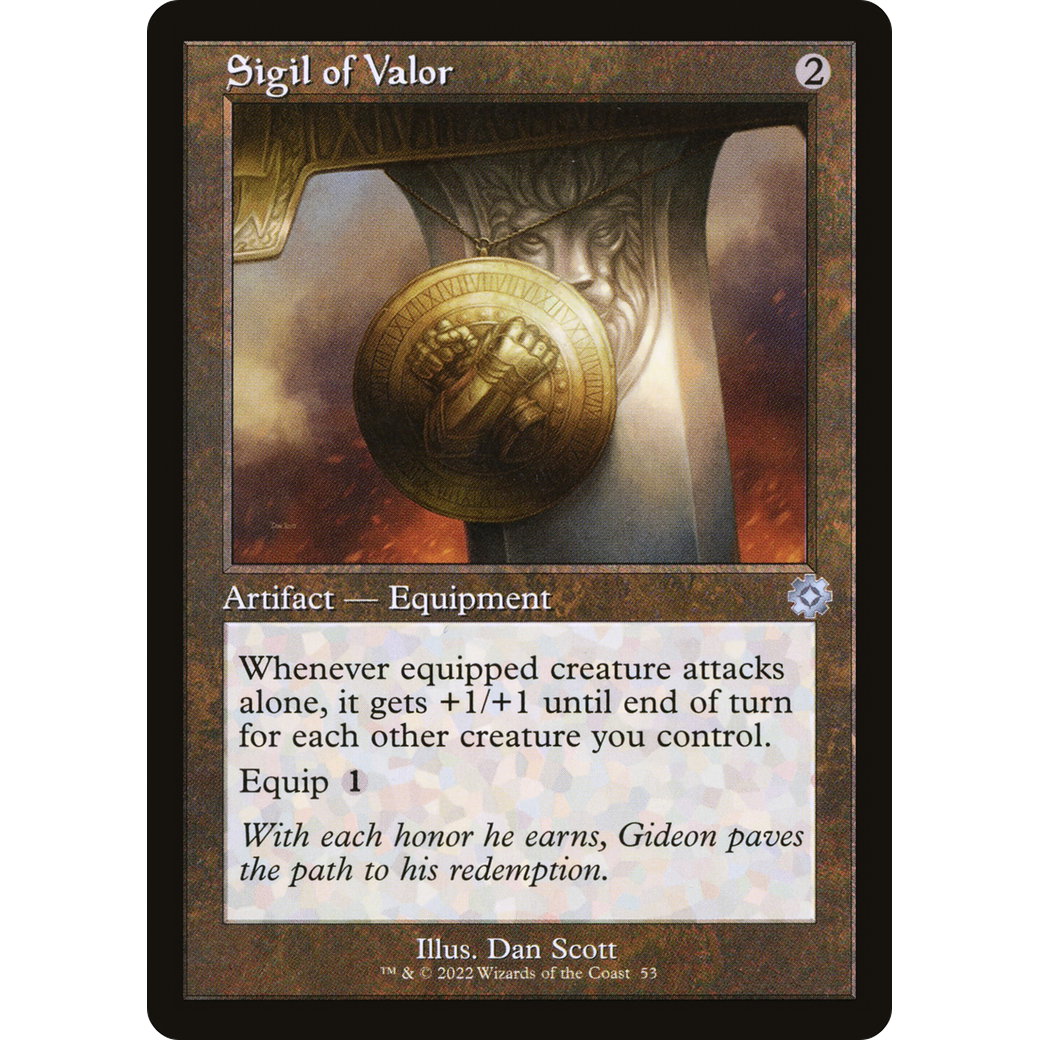 Sigil of Valor (BRR-053) - The Brothers' War Retro Artifacts