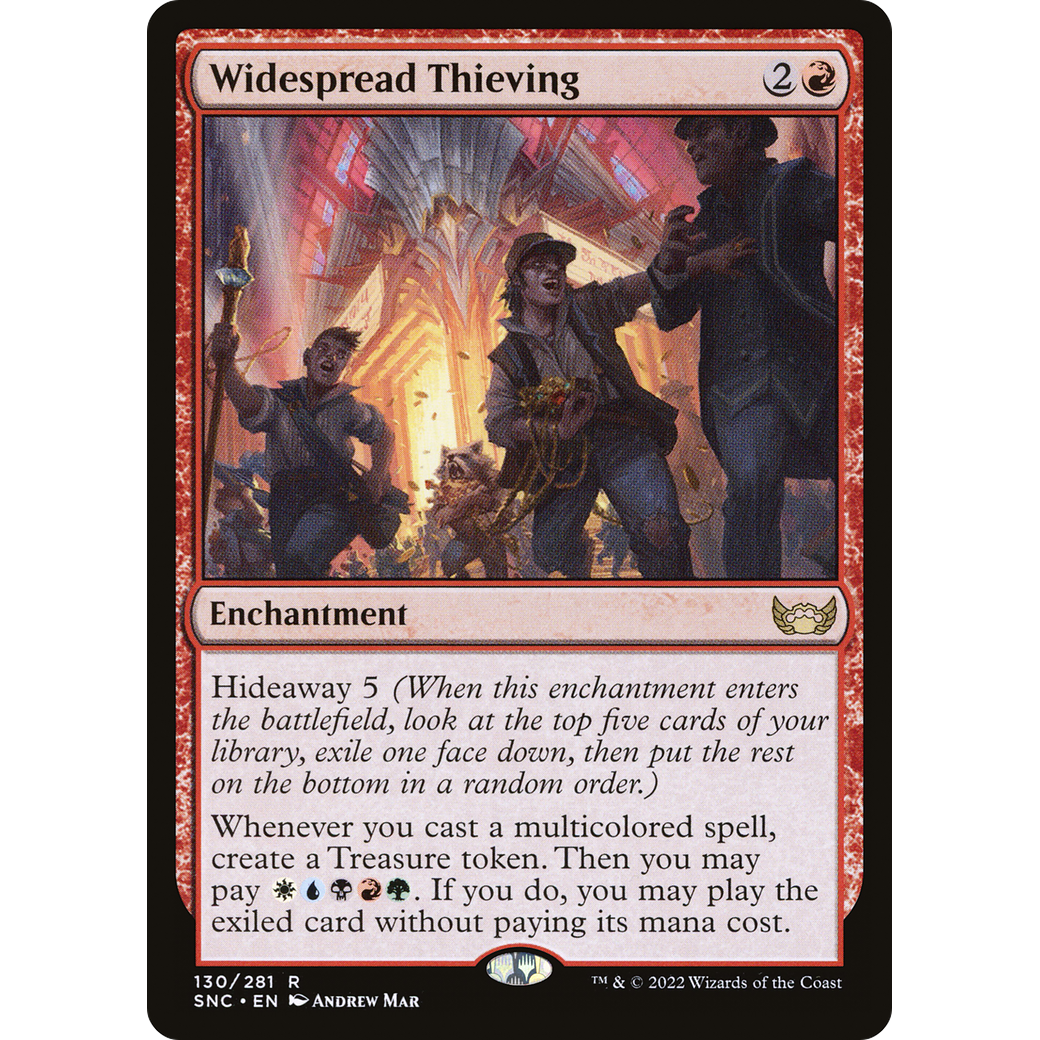 Widespread Thieving (SNC-130) - Streets of New Capenna Foil