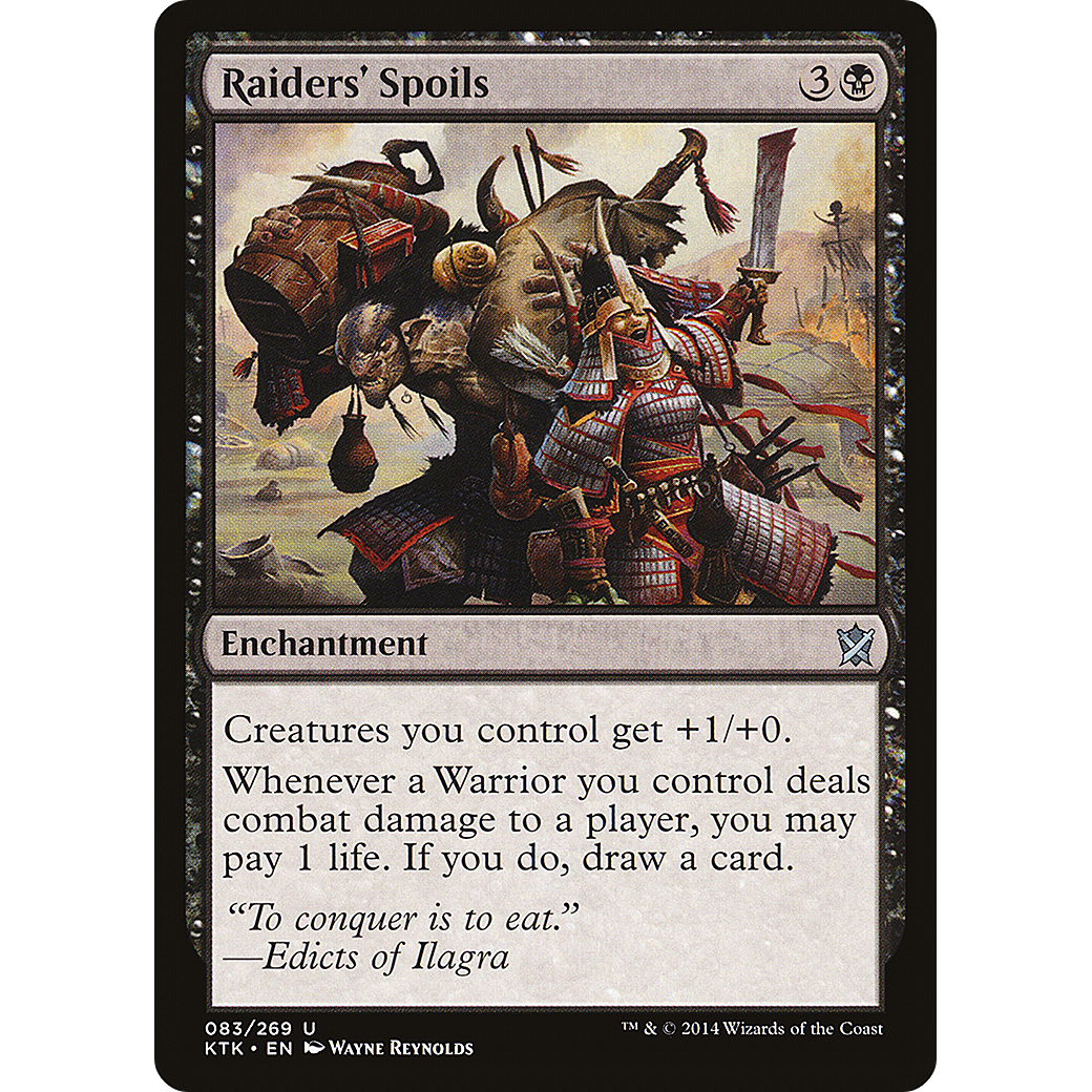 Raiders' Spoils (KTK-083) - Khans of Tarkir