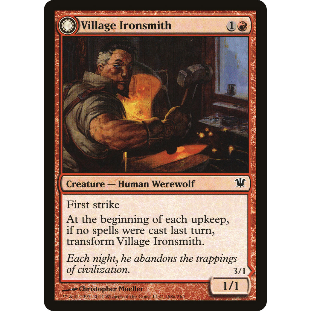 Village Ironsmith (ISD-168) - Innistrad: (Double Faced Transform) Foil