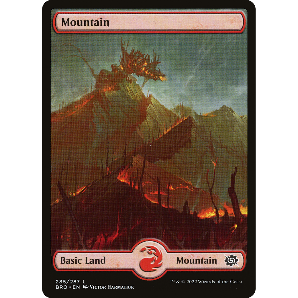 Mountain (285) - Full Art (BRO-285) - The Brothers' War Foil