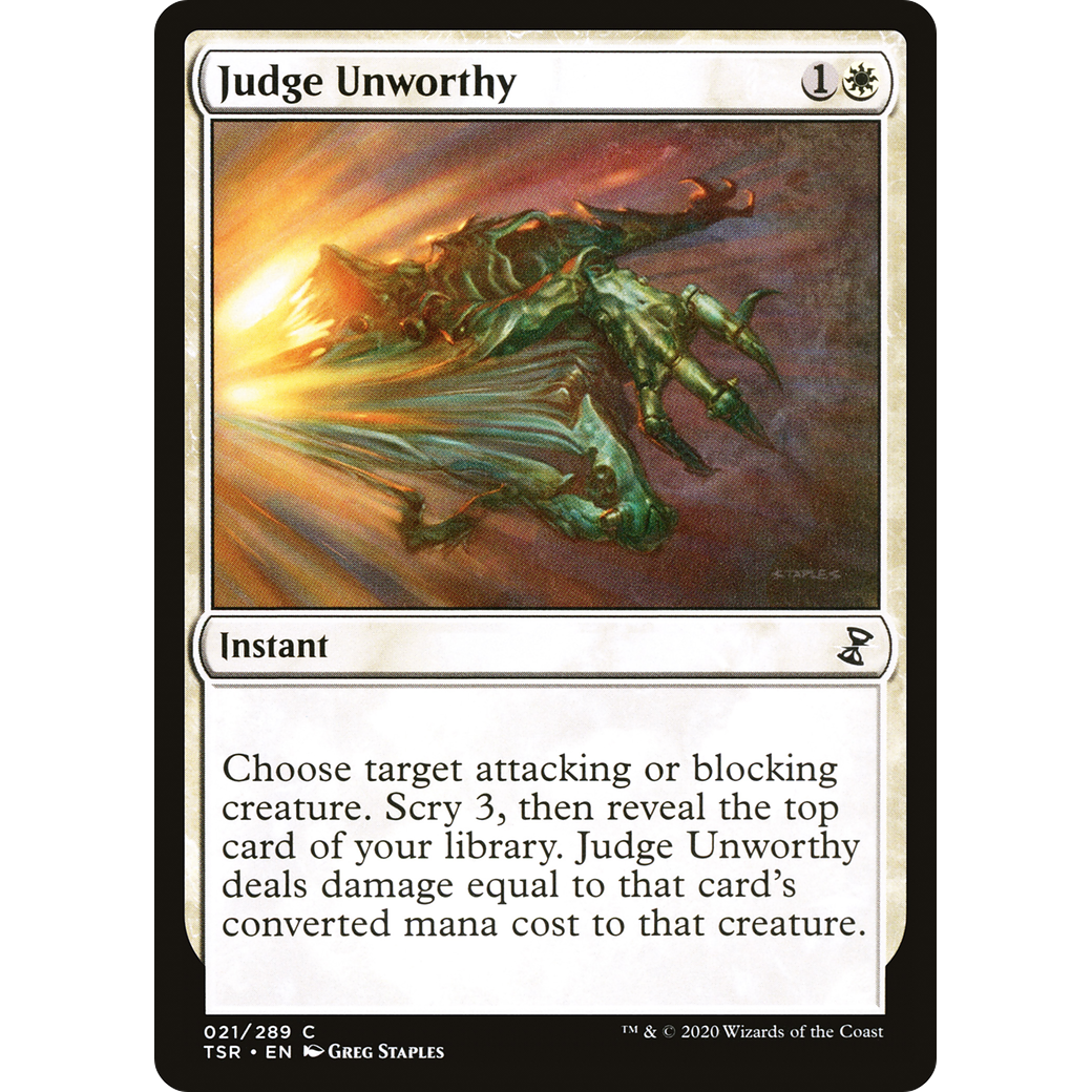 Judge Unworthy (TSR-021) - Time Spiral Remastered