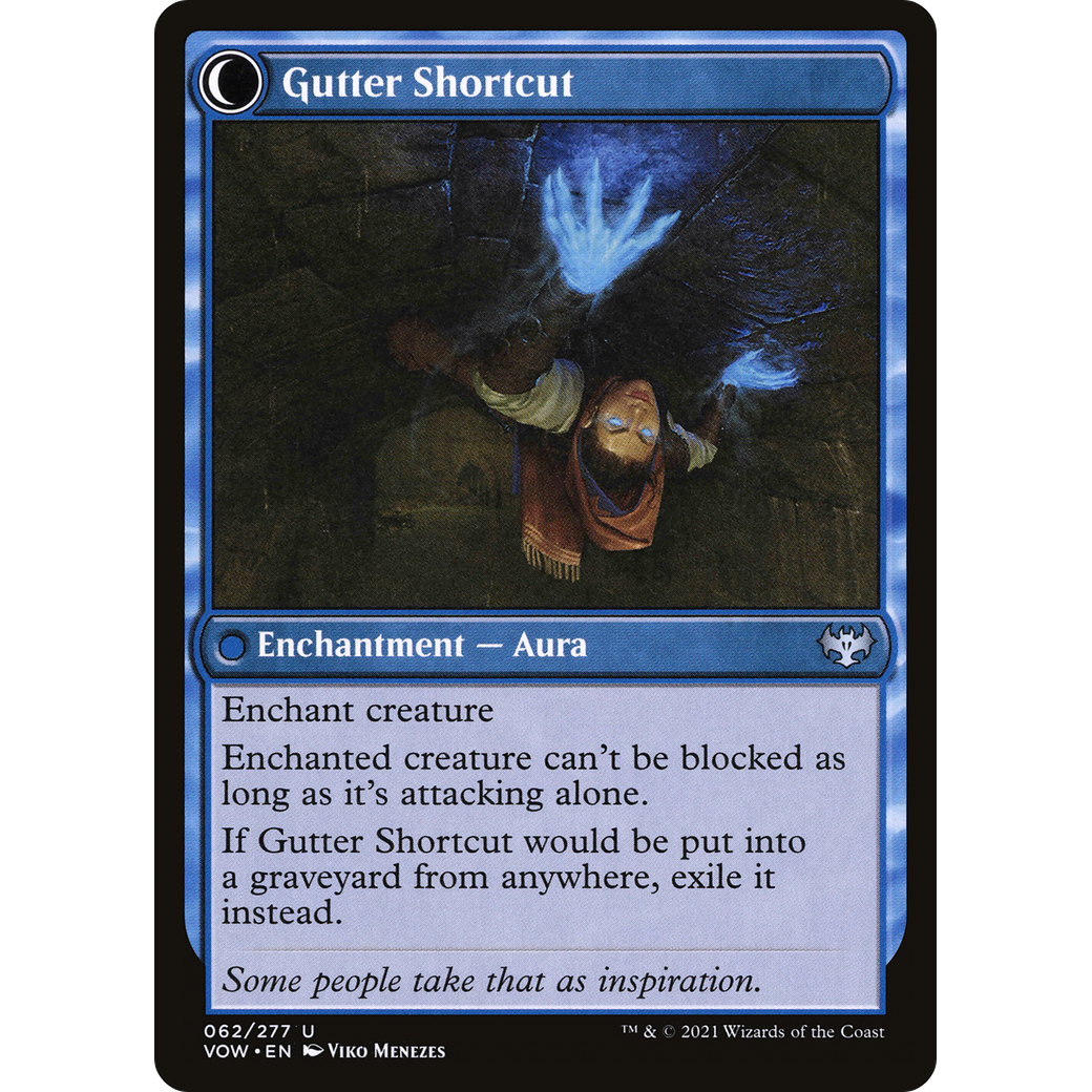 Gutter Skulker (VOW-062) - Innistrad: Crimson Vow: (Double Faced Transform) Foil