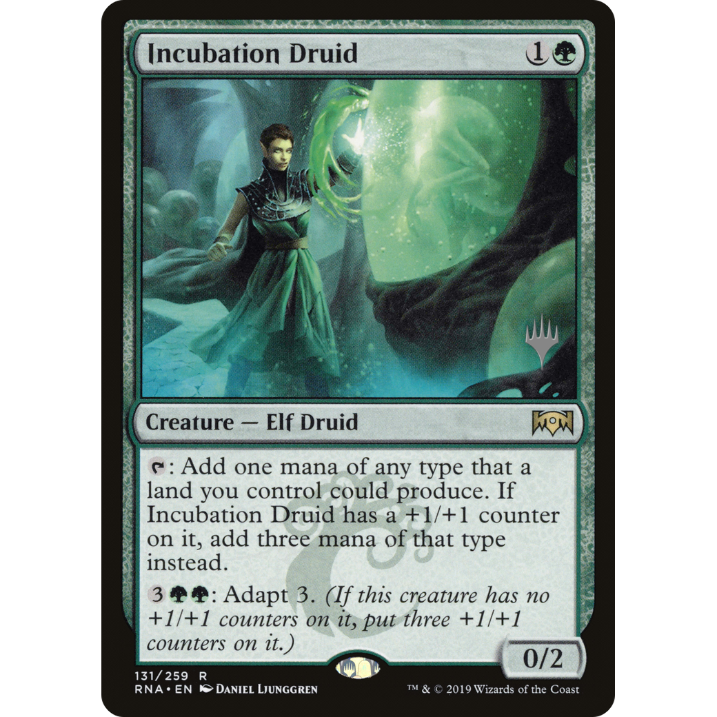 Incubation Druid (PPM20-131) - Ravnica Allegiance Promos Foil