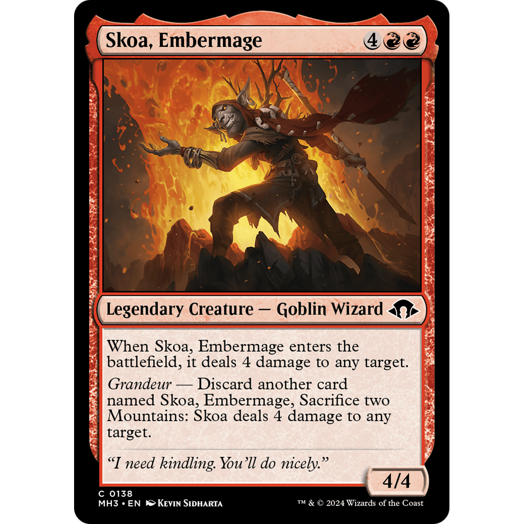 Skoa, Embermage (MH3-138) - Modern Horizons 3 Foil