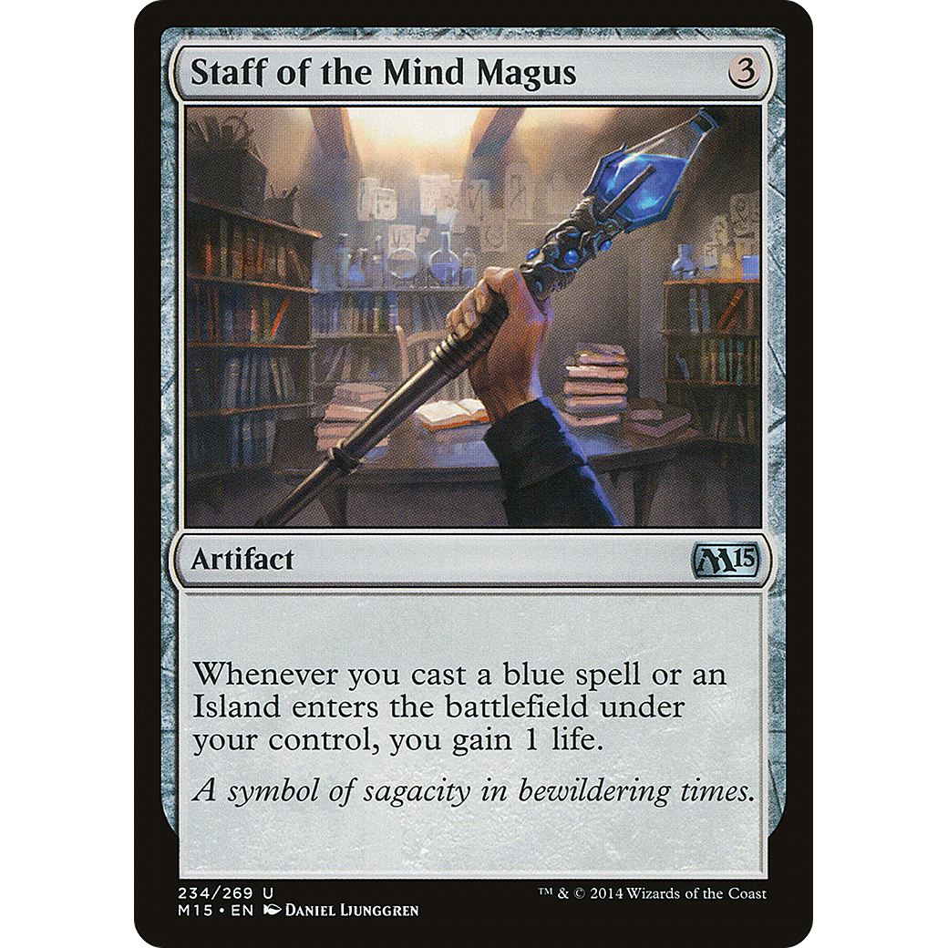 Staff of the Mind Magus (M15-234) - Magic 2015 Foil