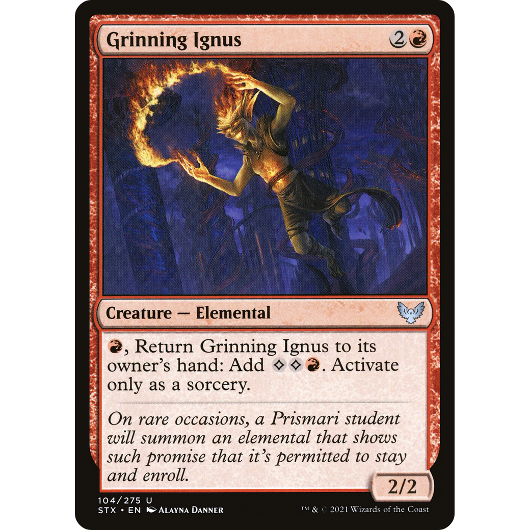 Grinning Ignus (STX-104) - Strixhaven: School of Mages Foil