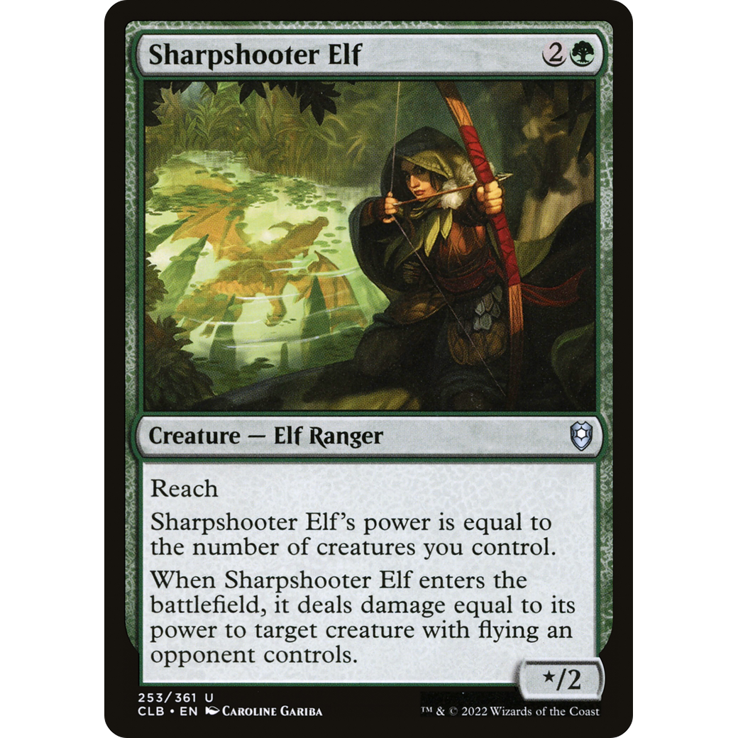 Sharpshooter Elf (CLB-253) - Commander Legends: Battle for Baldur's Gate