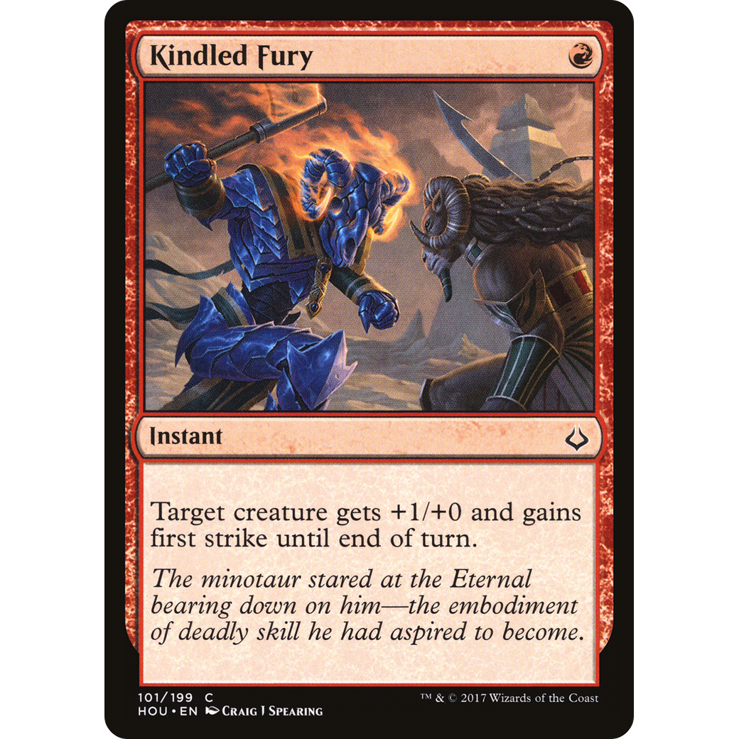 Kindled Fury (HOU-101) - Hour of Devastation Foil
