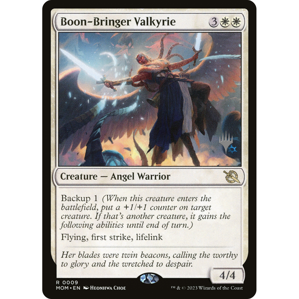 Boon-Bringer Valkyrie (PPMOM-09P) - March of the Machine Promos