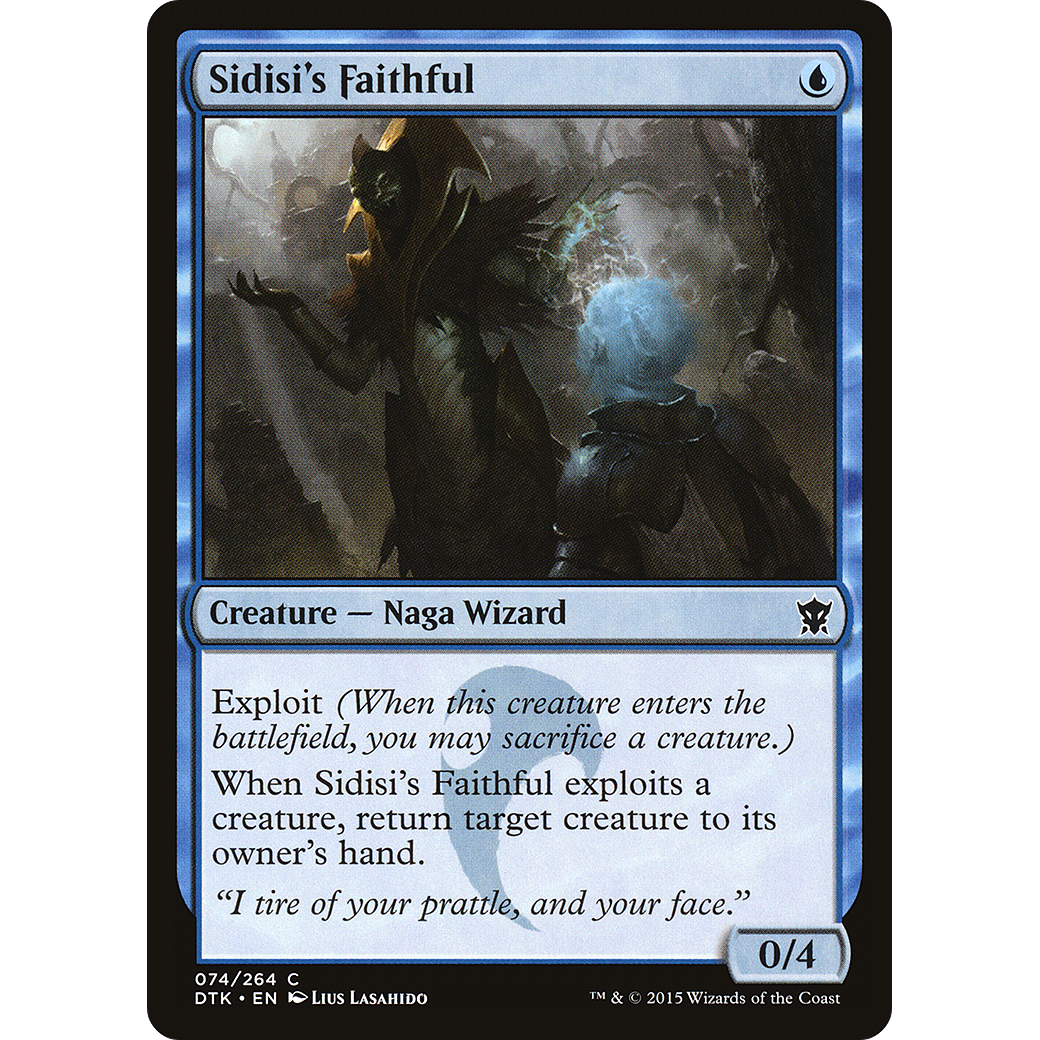 Sidisi's Faithful (DTK-074) - Dragons of Tarkir
