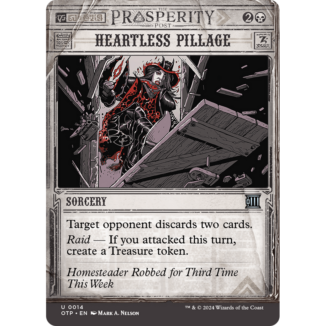 Heartless Pillage (OTP-014) - Breaking News: (Showcase) (Borderless)