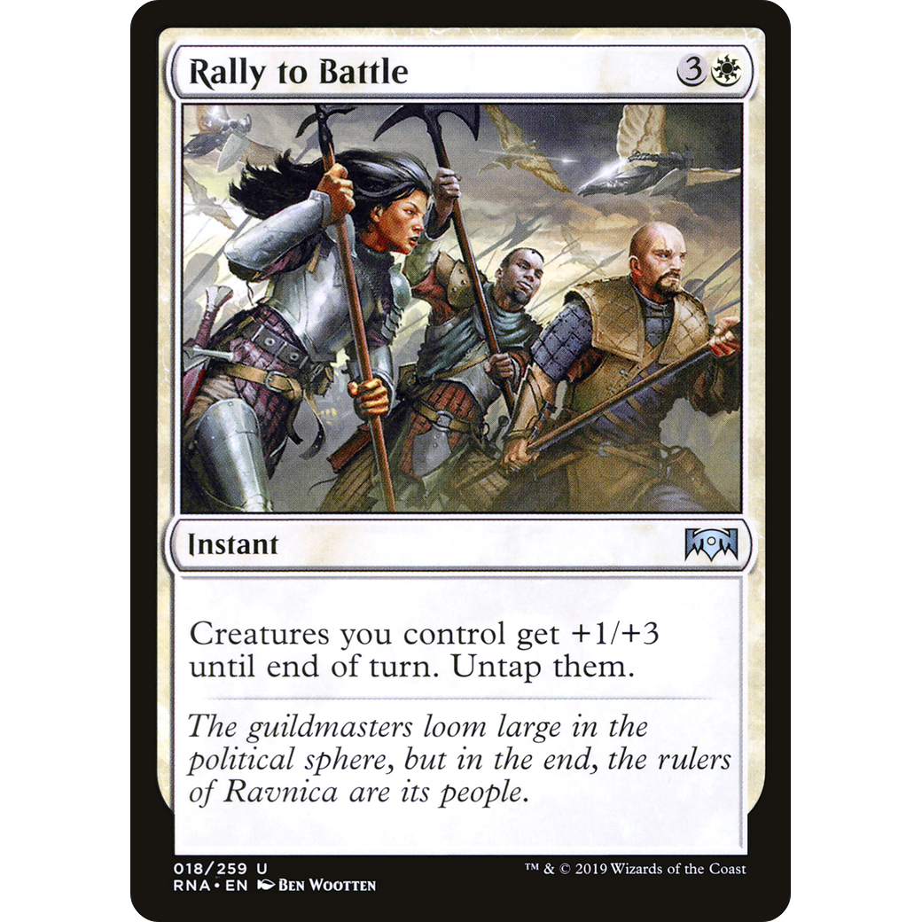 Rally to Battle (RNA-018) - Ravnica Allegiance