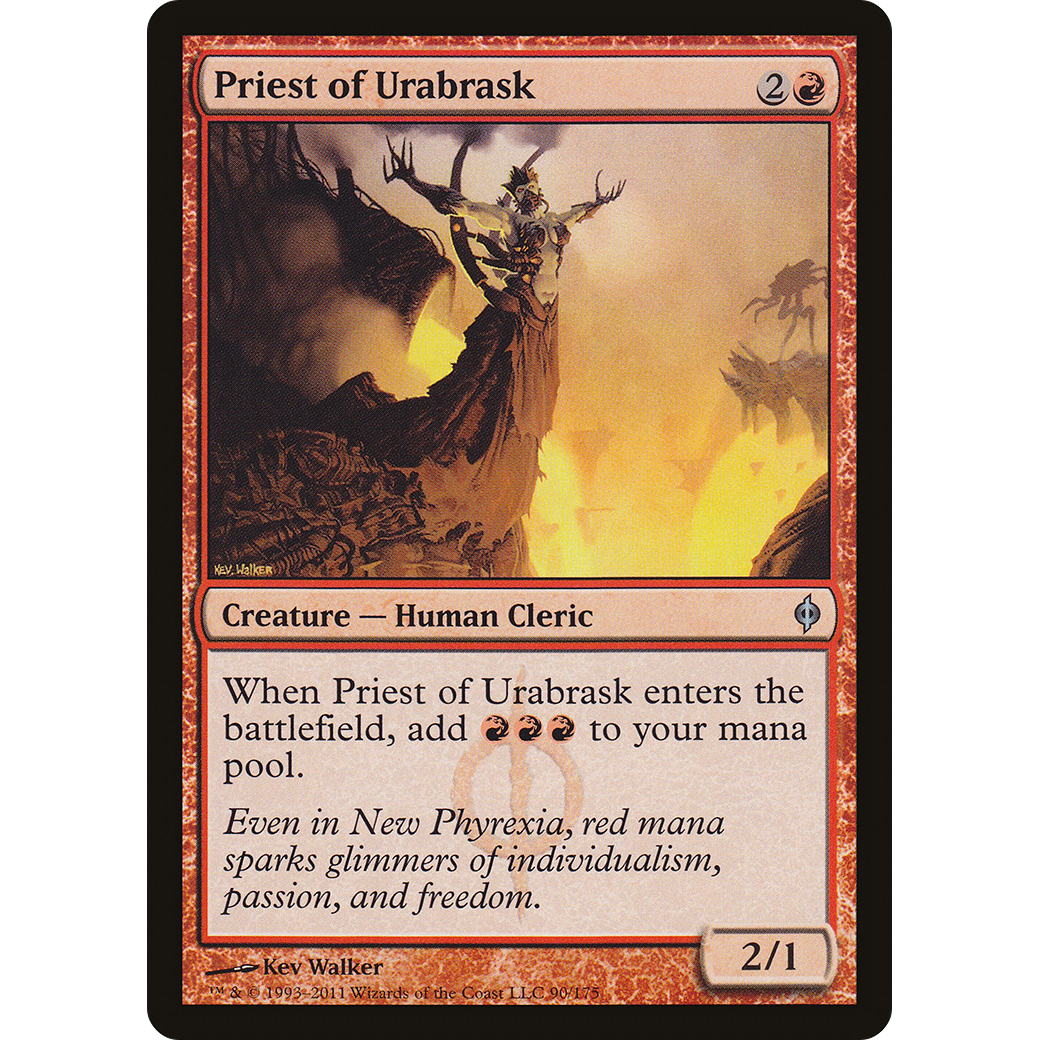 Priest of Urabrask (NPH-090) - New Phyrexia Foil