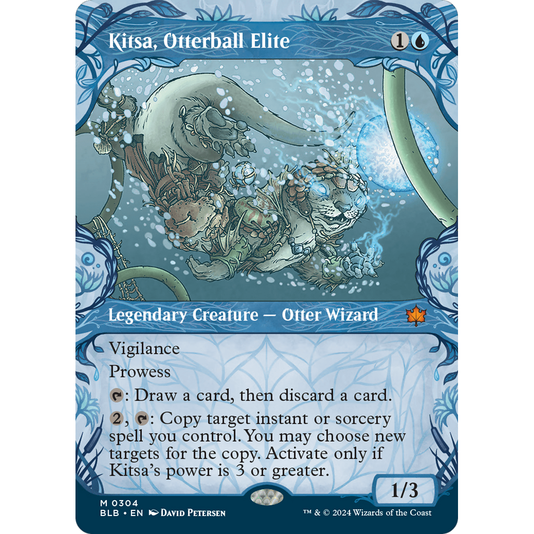 Kitsa, Otterball Elite (BLB-304) - Bloomburrow: (Showcase) (Borderless)