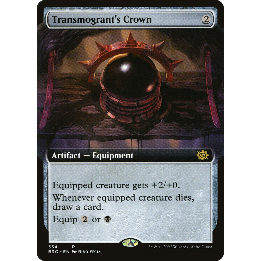 Transmogrant's Crown (Extended Art) (BRO-334) - The Brothers' War: (Extended Art)
