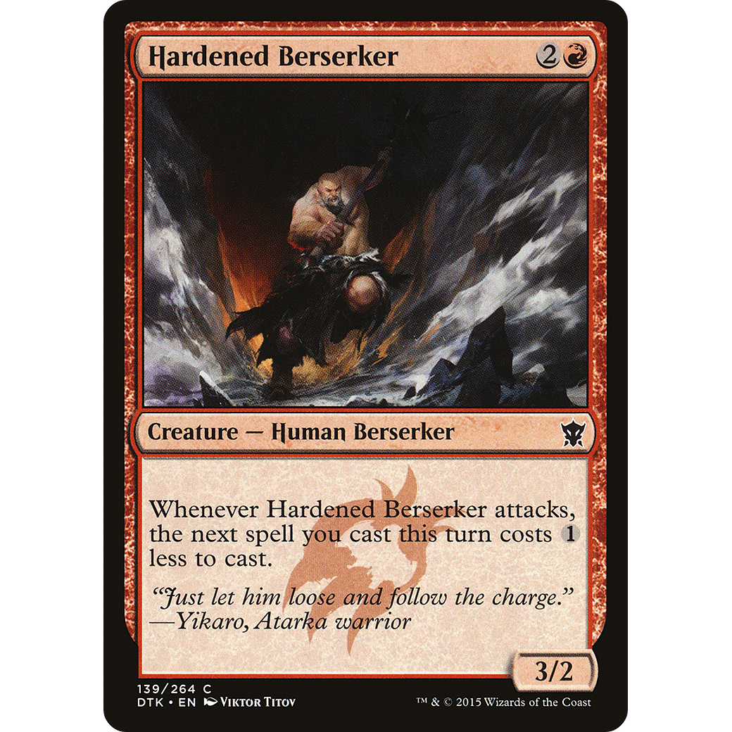 Hardened Berserker (DTK-139) - Dragons of Tarkir