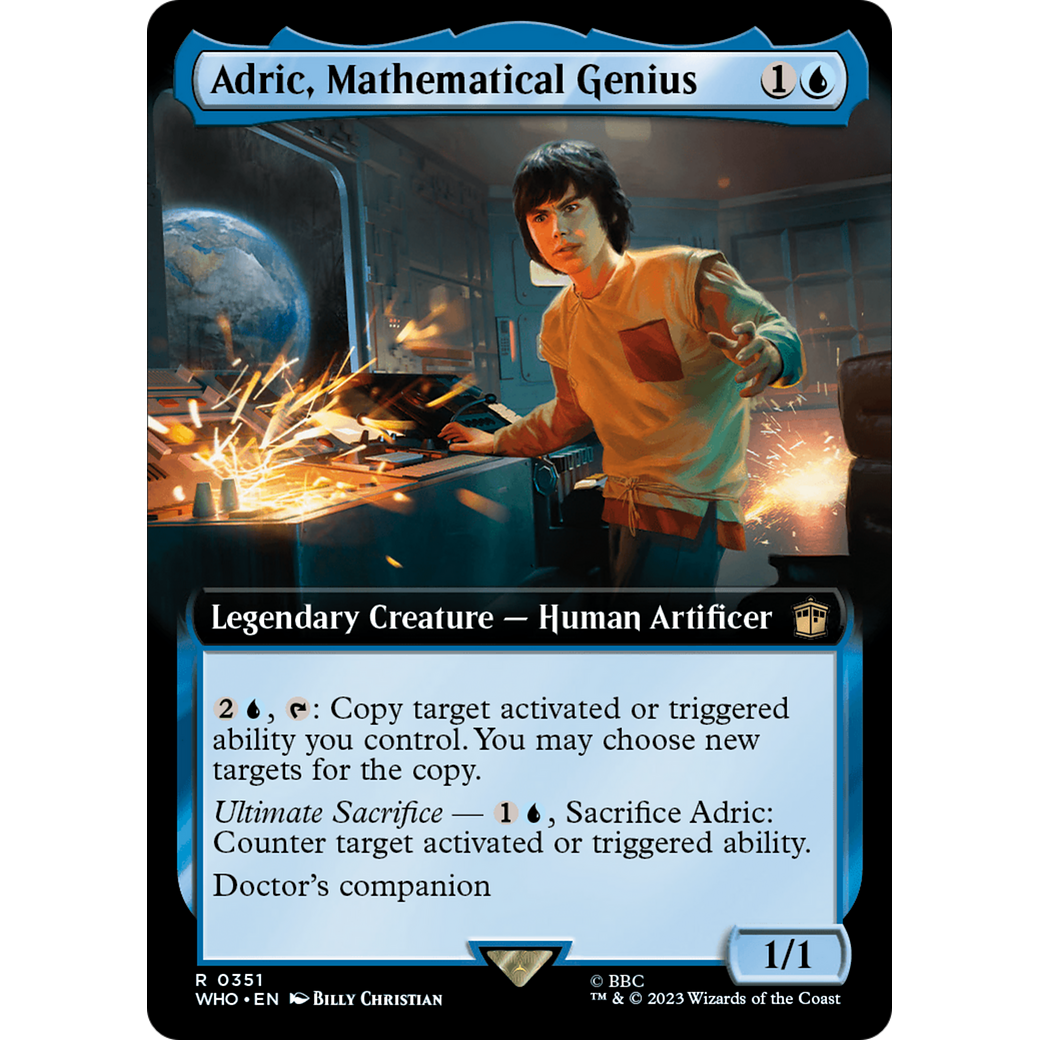 Adric, Mathematical Genius (Extended Art) (WHO-351) - Doctor Who: (Extended Art) Foil