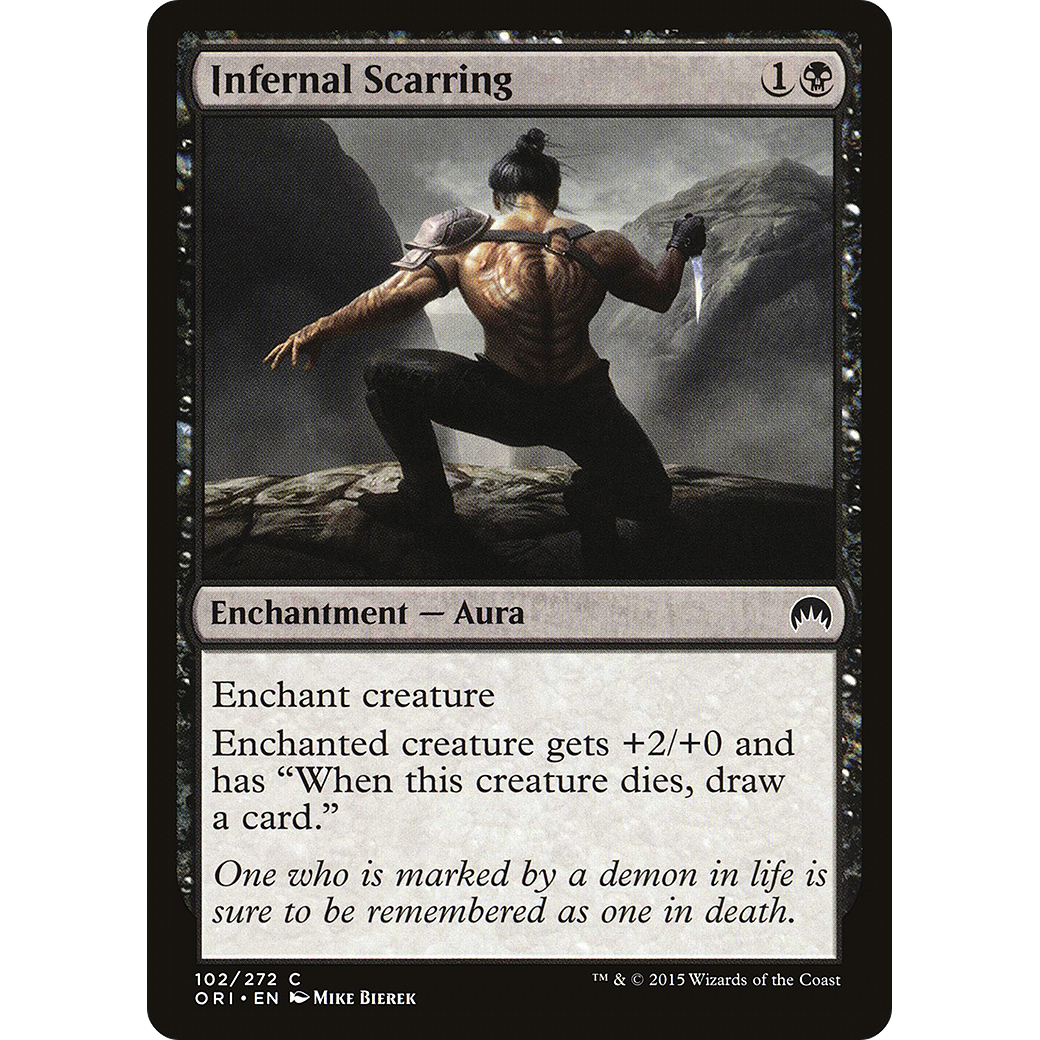 Infernal Scarring (ORI-102) - Magic Origins Foil
