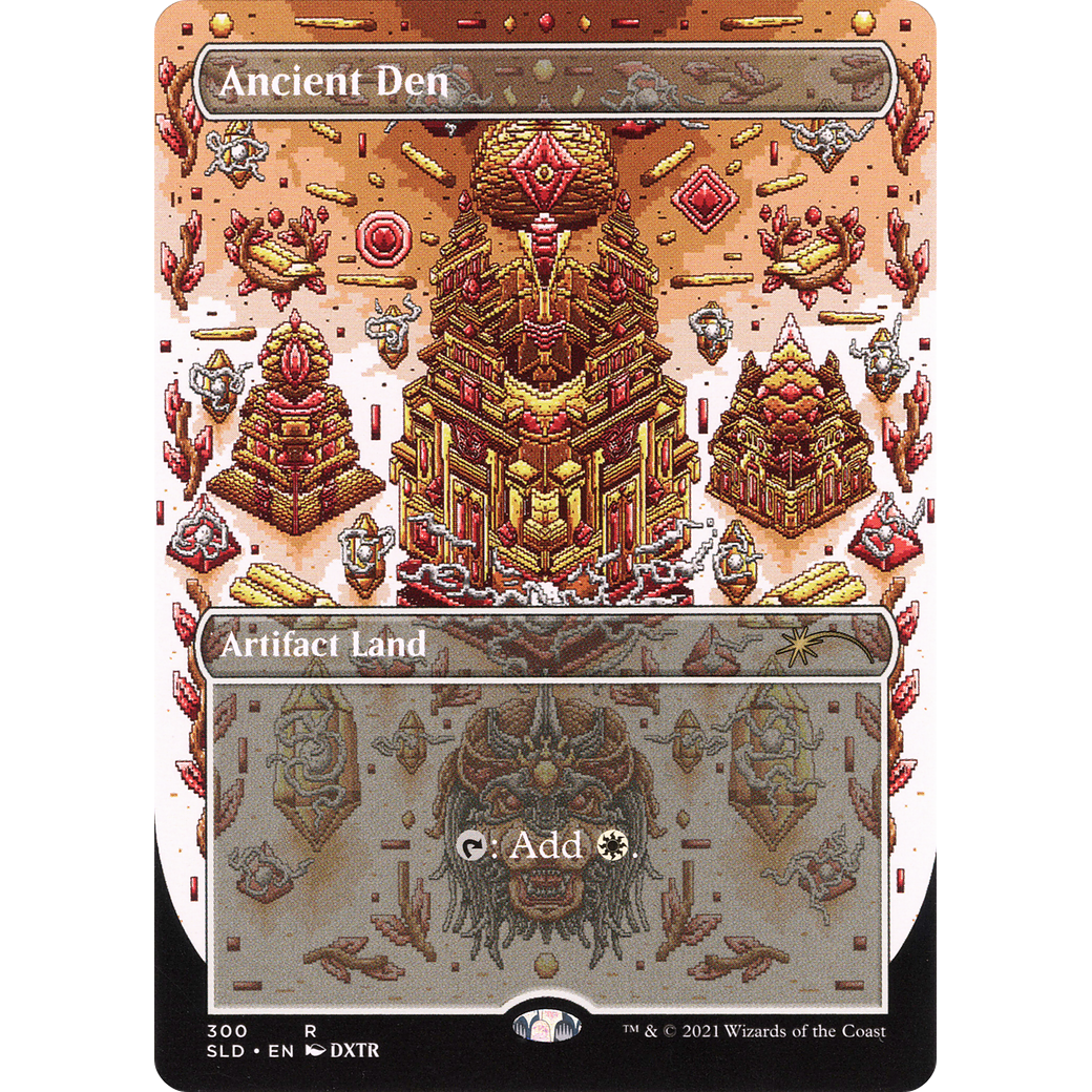 Ancient Den (SLD-300) - Secret Lair Drop (Borderless) Foil