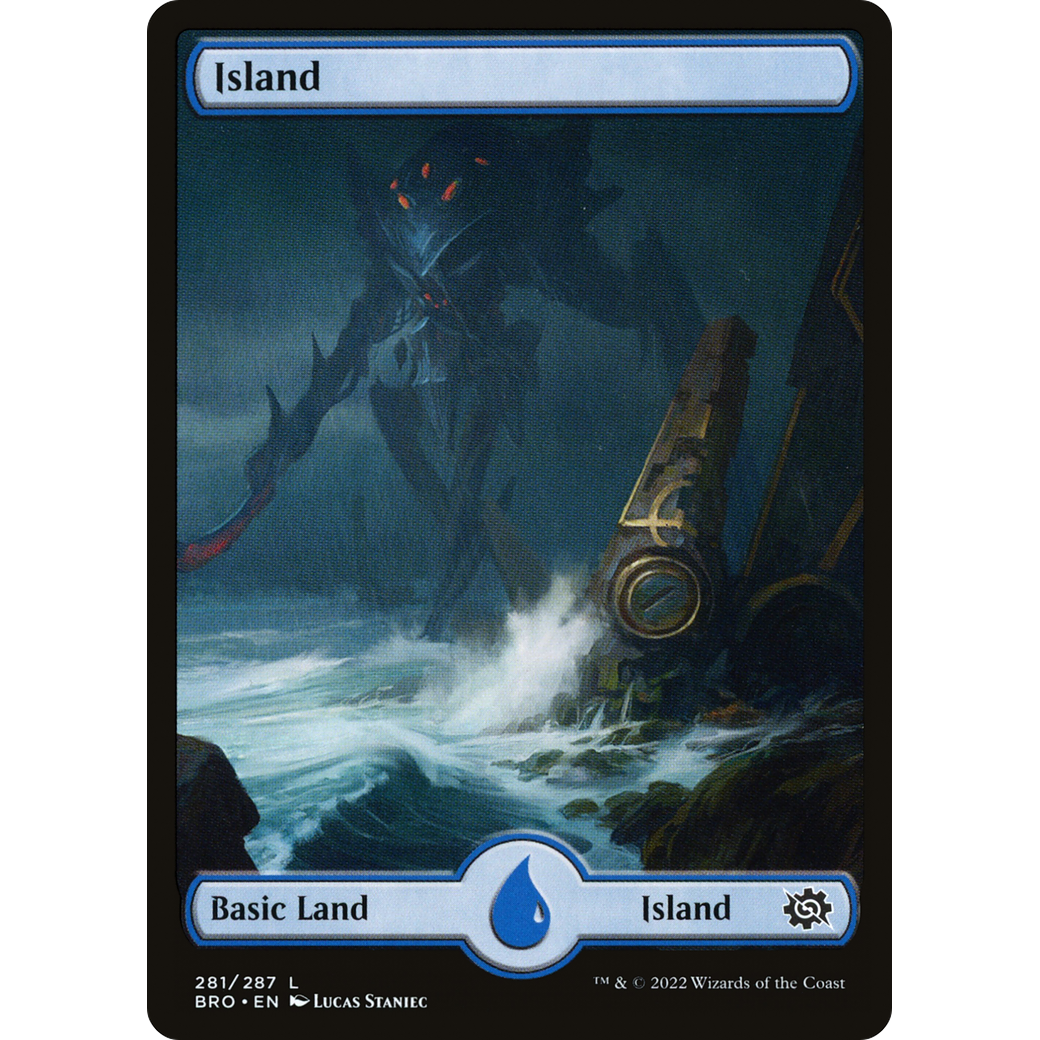 Island (281) - Full Art (BRO-281) - The Brothers' War