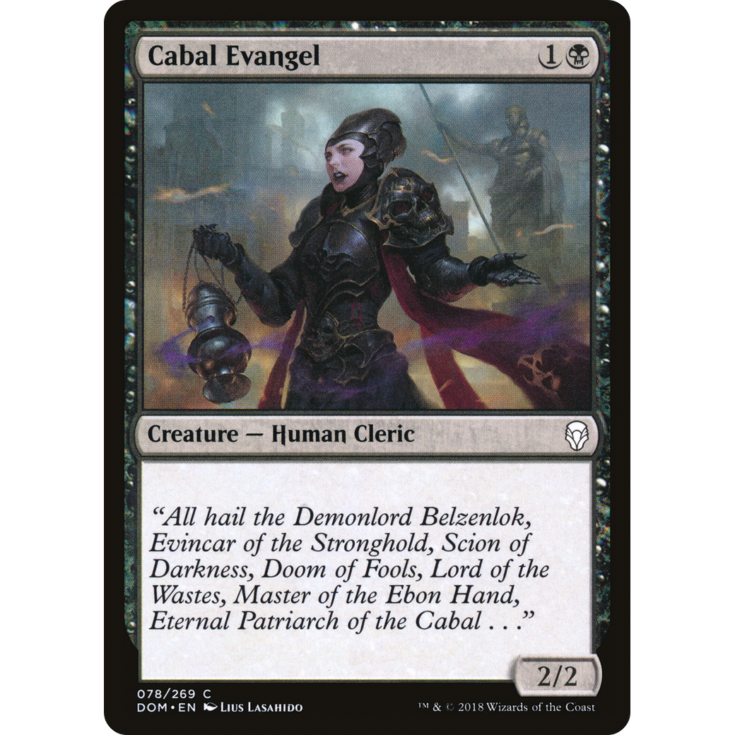 Cabal Evangel (DOM-078) - Dominaria