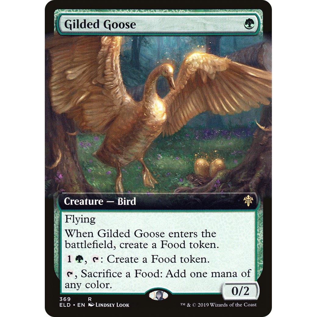 Gilded Goose (Extended Art) (ELD-369) - Throne of Eldraine: (Extended Art)