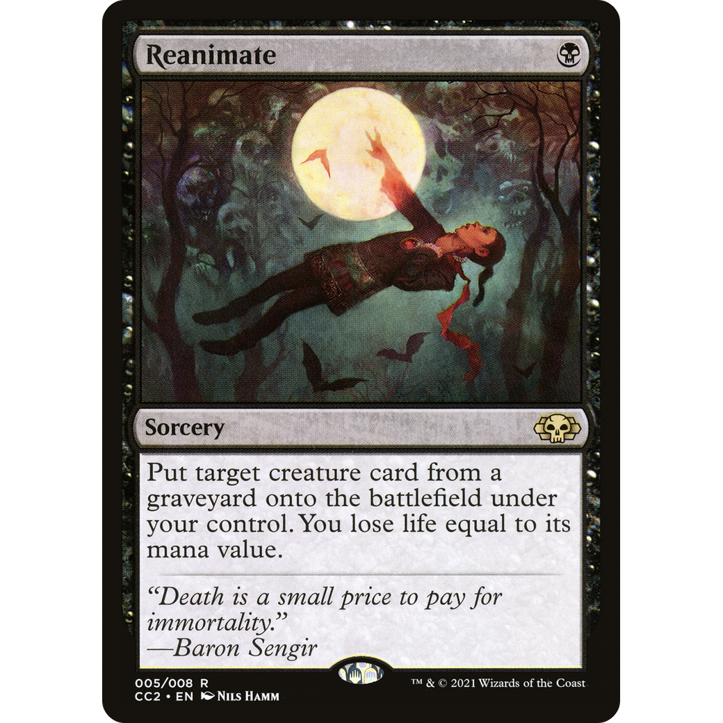 Reanimate (CC2-005) - Commander Collection: Black