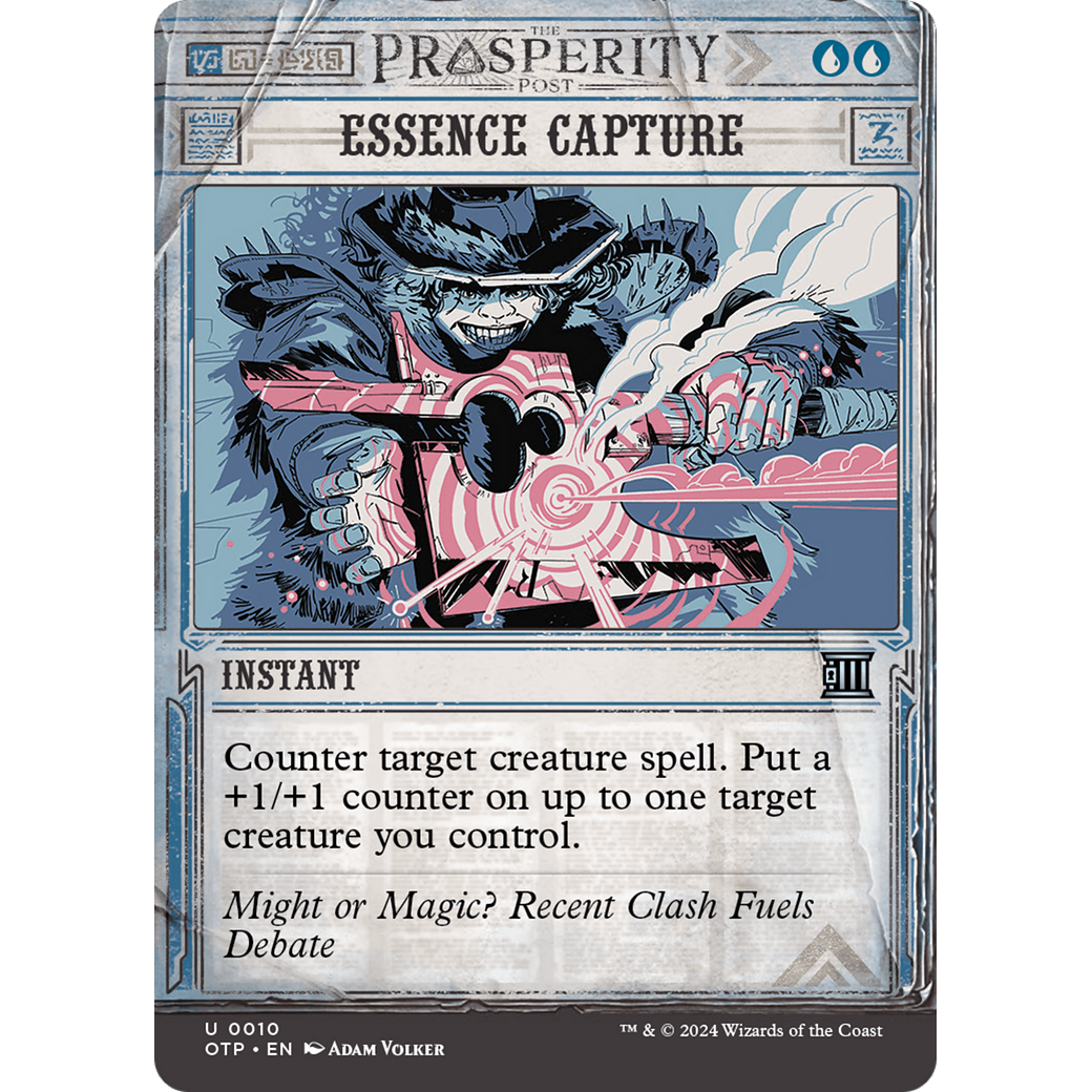 Essence Capture (OTP-010) - Breaking News: (Showcase) (Borderless) Foil