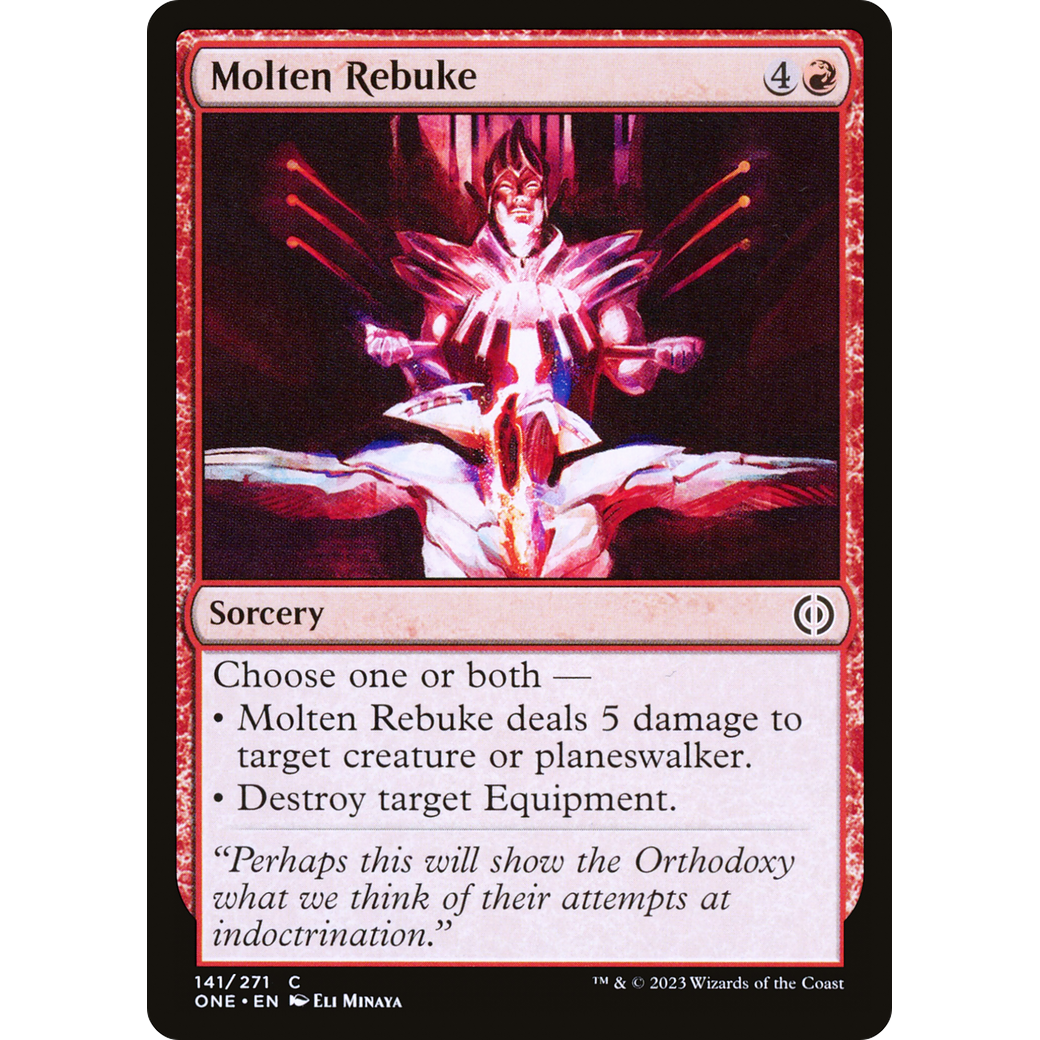 Molten Rebuke (ONE-141) - Phyrexia: All Will Be One