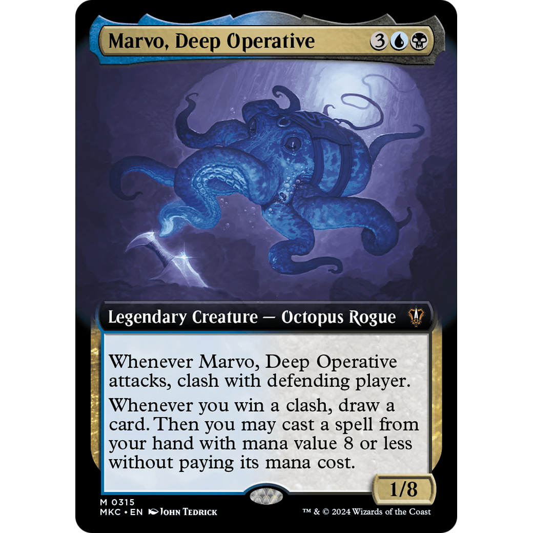 Marvo, Deep Operative (MKC-315) - Murders at Karlov Manor Commander: (Extended Art)