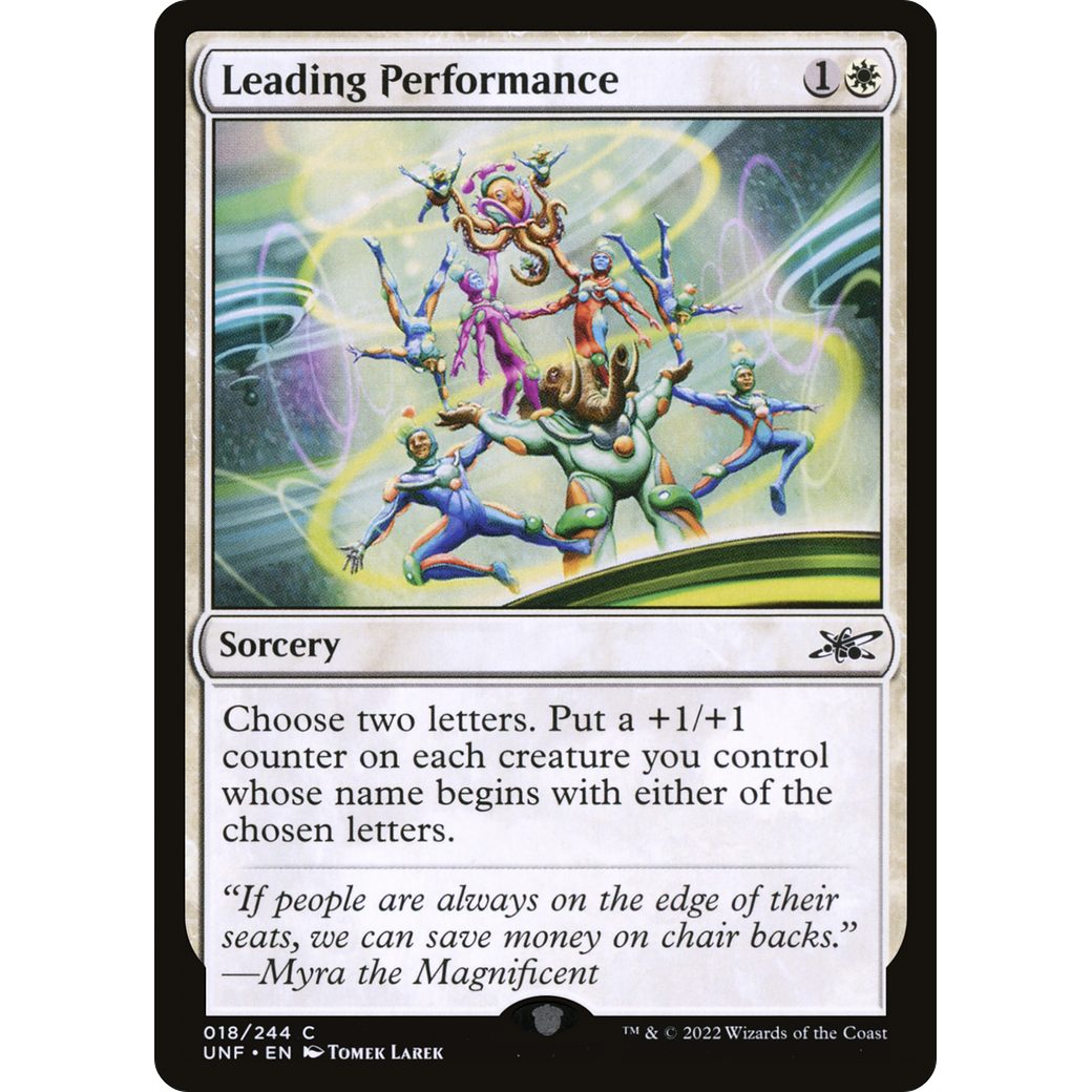 Leading Performance (UNF-018) - Unfinity Foil