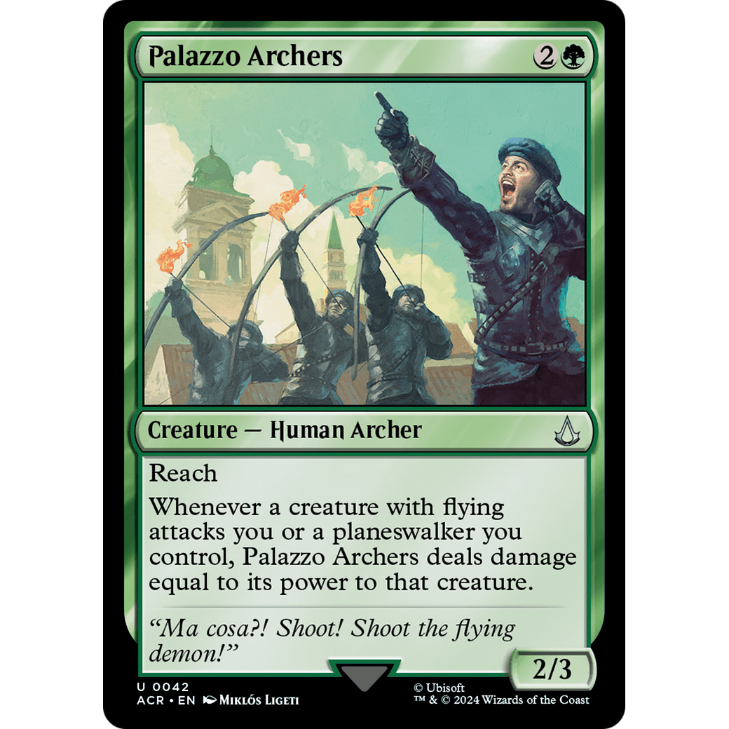 Palazzo Archers (ACR-042) - Assassin's Creed Foil