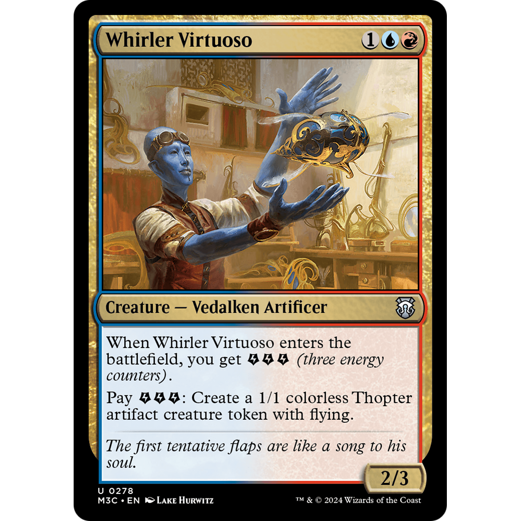 Whirler Virtuoso (M3C-278) - Modern Horizons 3 Commander