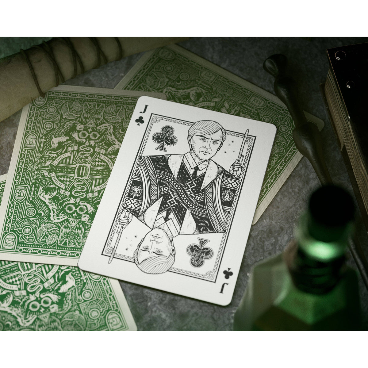 Harry Potter Playing Cards: Green (Slytherin)
