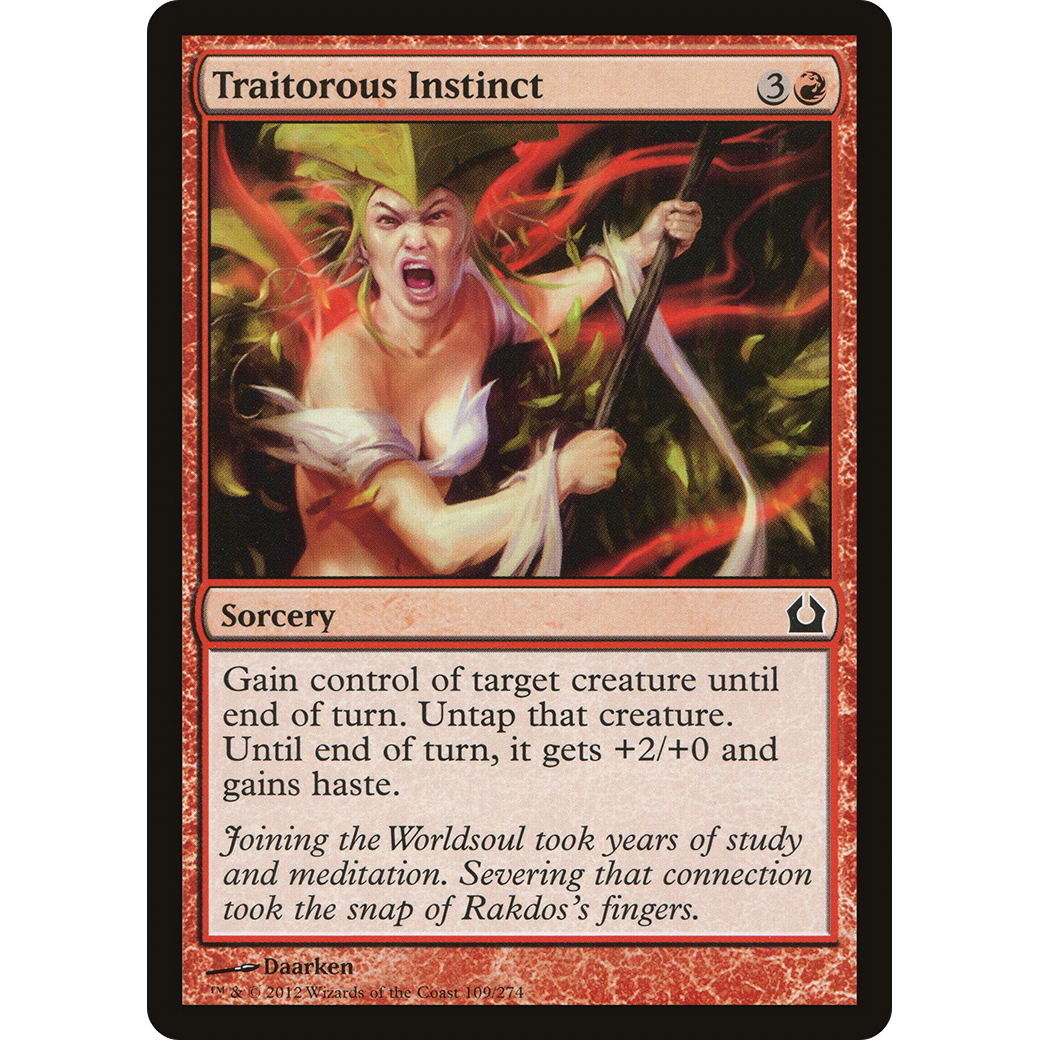 Traitorous Instinct (RTR-109) - Return to Ravnica