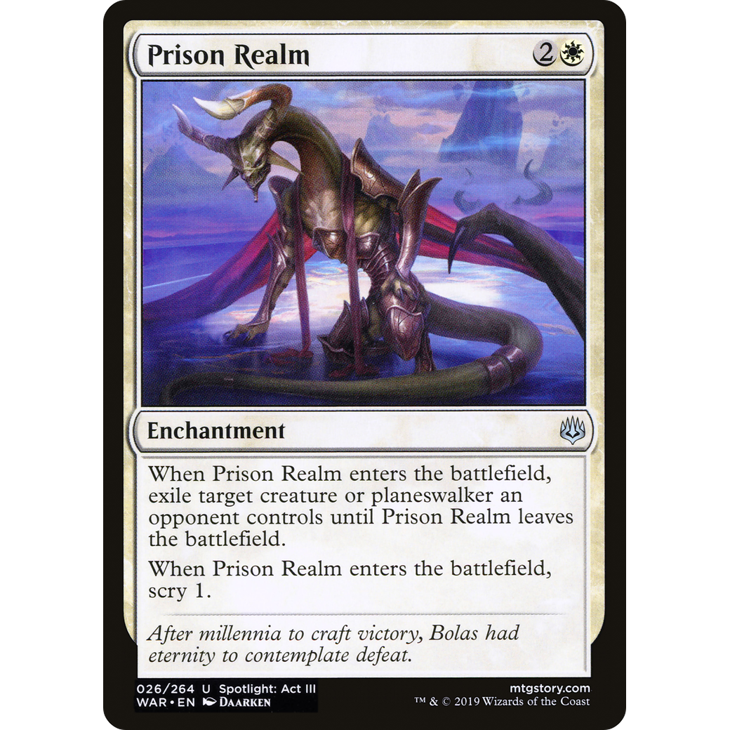 Prison Realm (WAR-026) - War of the Spark Foil
