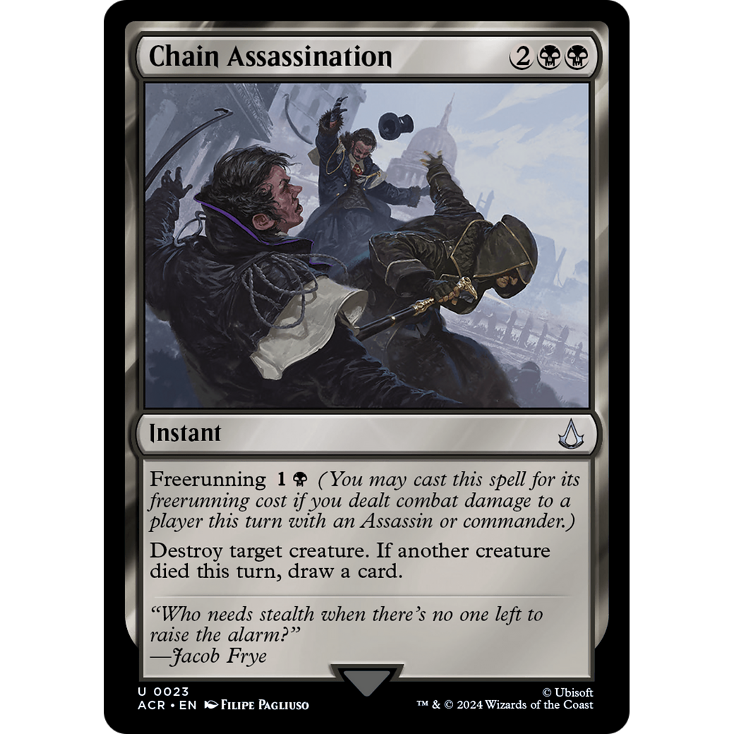 Chain Assassination (ACR-023) - Assassin's Creed Foil