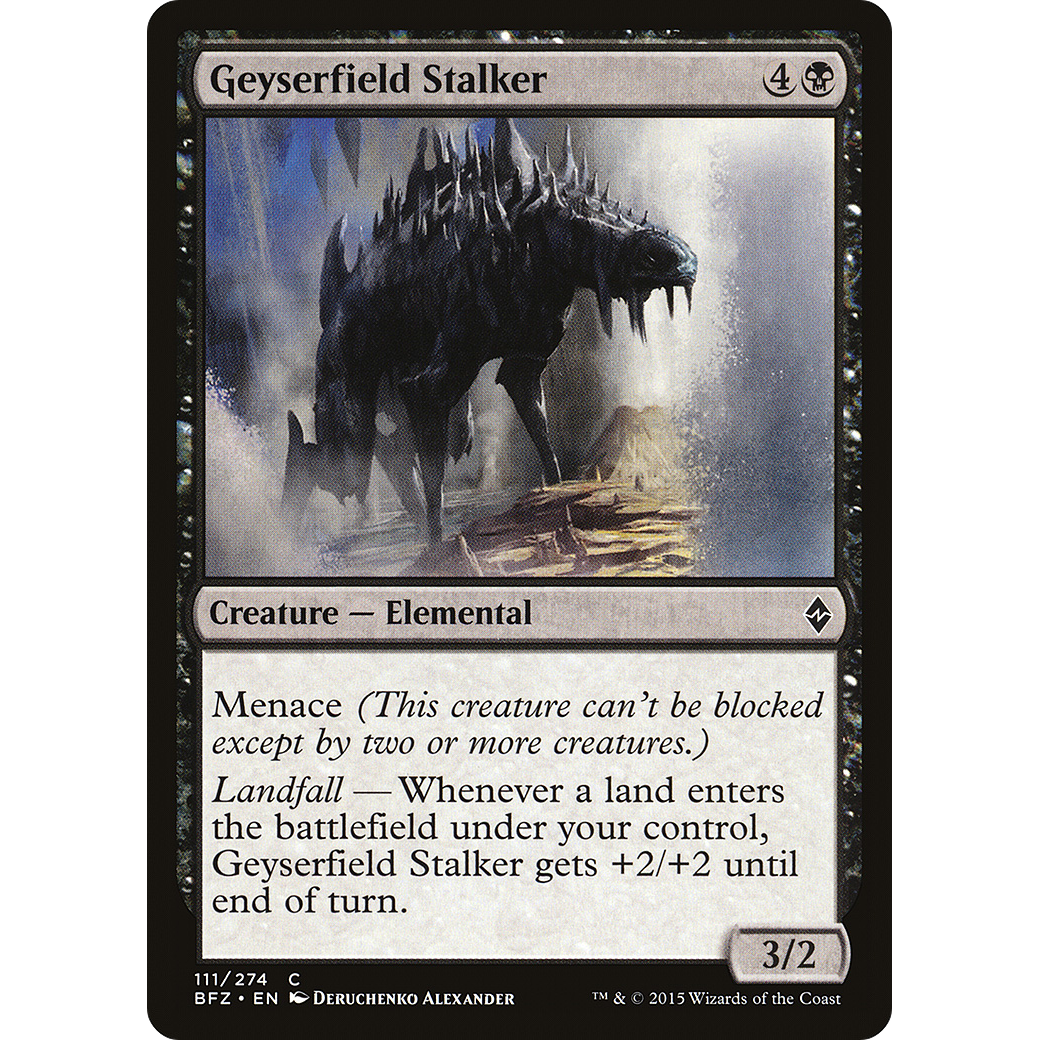 Geyserfield Stalker (BFZ-111) - Battle for Zendikar Foil