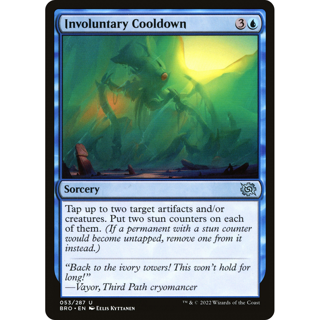 Involuntary Cooldown (BRO-053) - The Brothers' War Foil