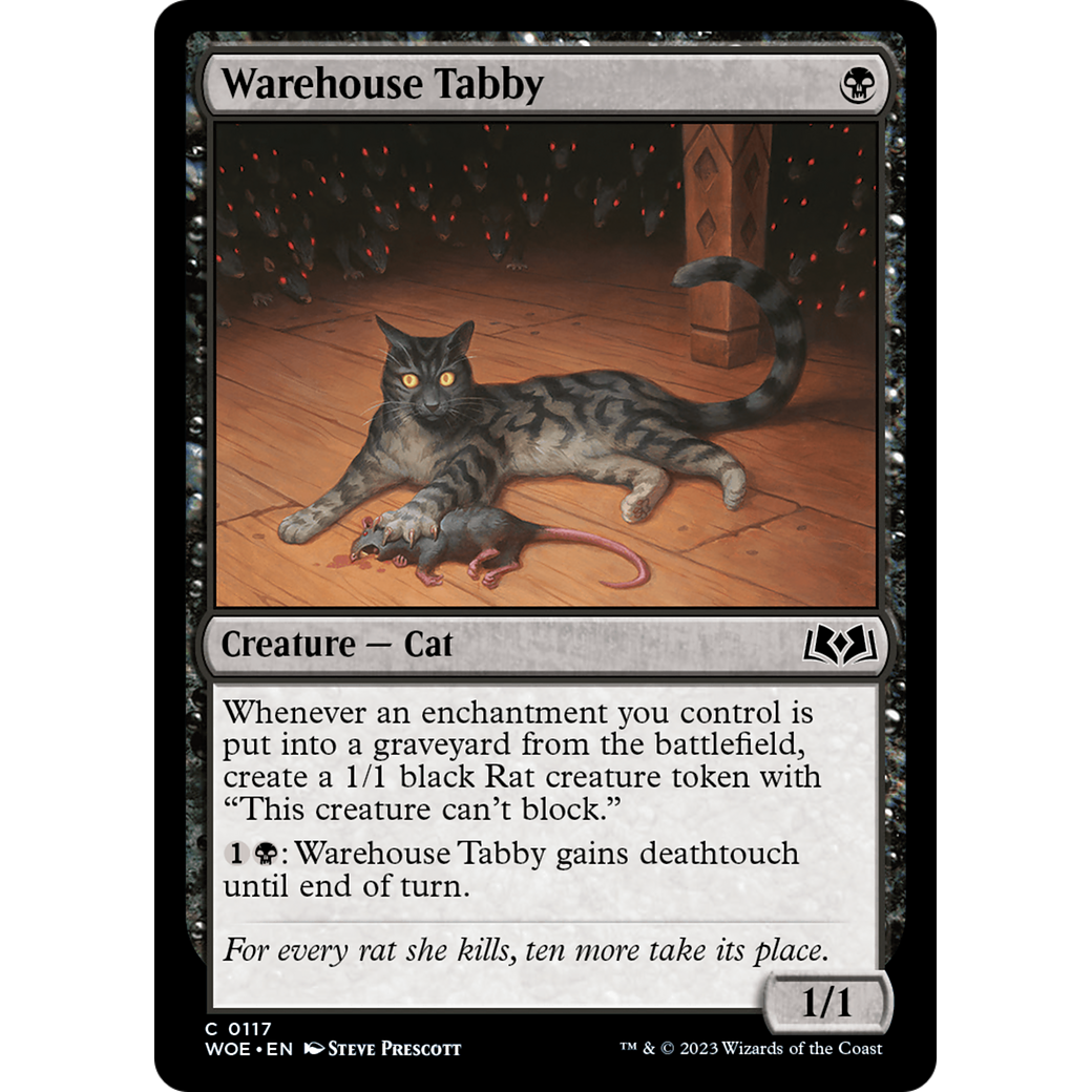 Warehouse Tabby (WOE-117) - Wilds of Eldraine Foil