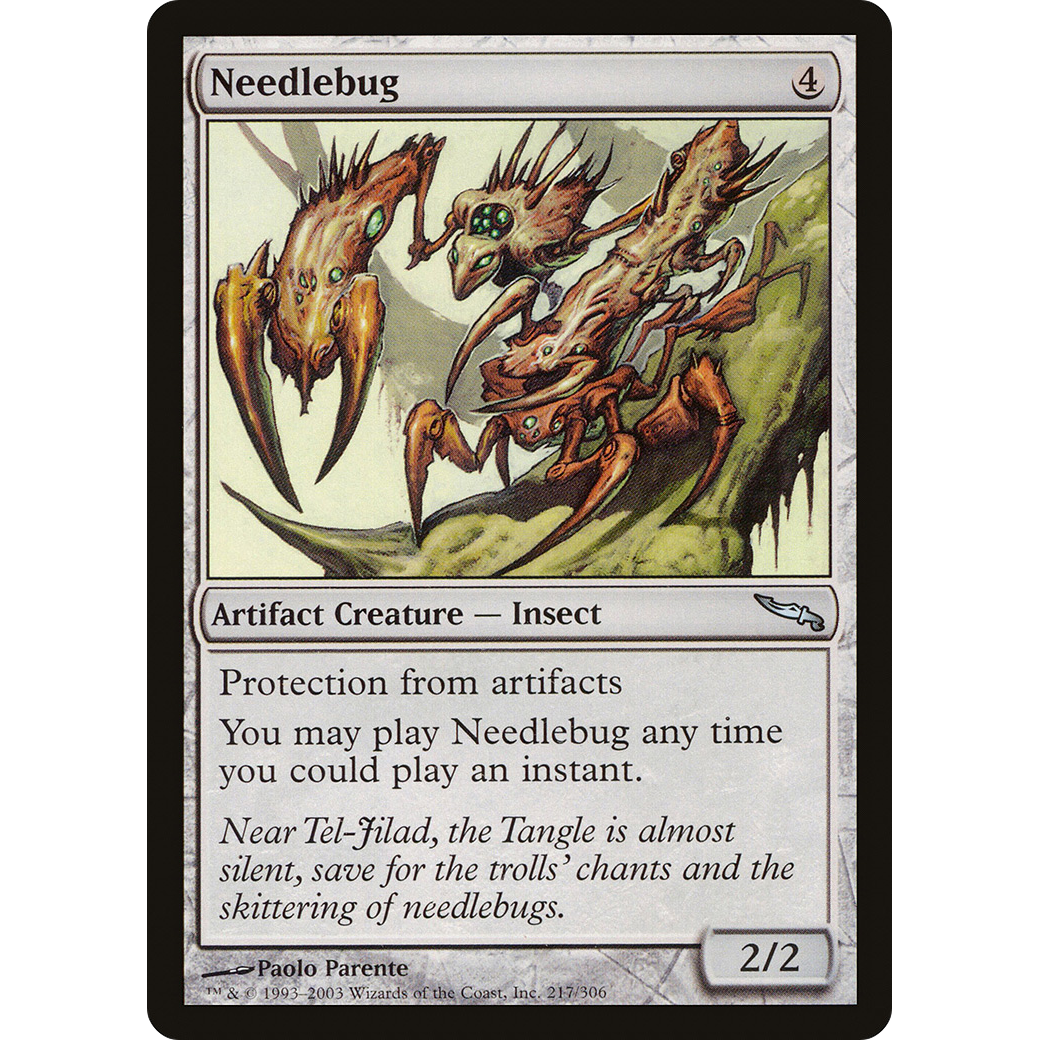 Needlebug (MRD-217) - Mirrodin Foil