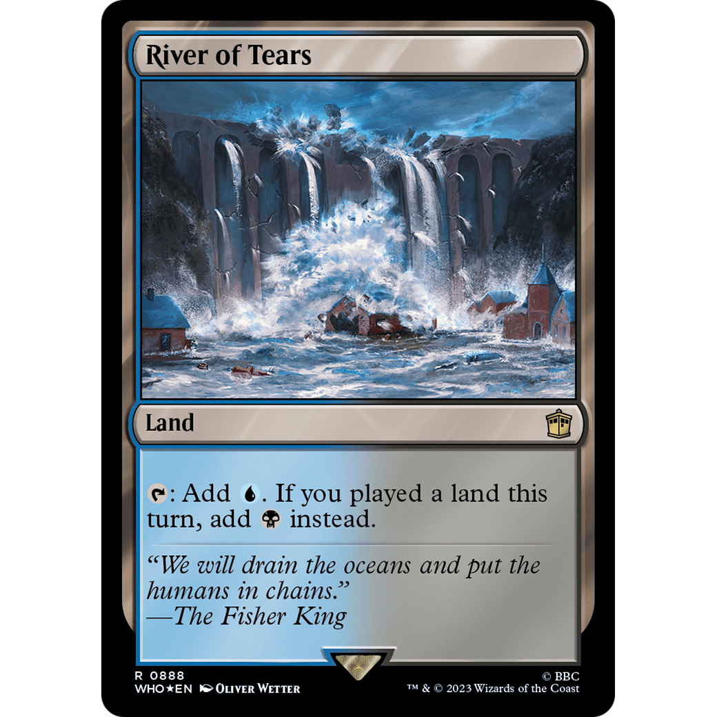 River of Tears (Surge Foil) (WHO-888) - Doctor Who Foil