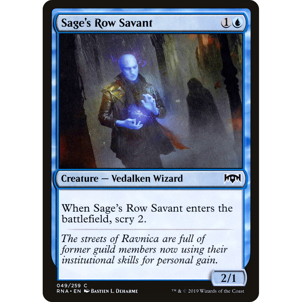 Sage's Row Savant (RNA-049) - Ravnica Allegiance