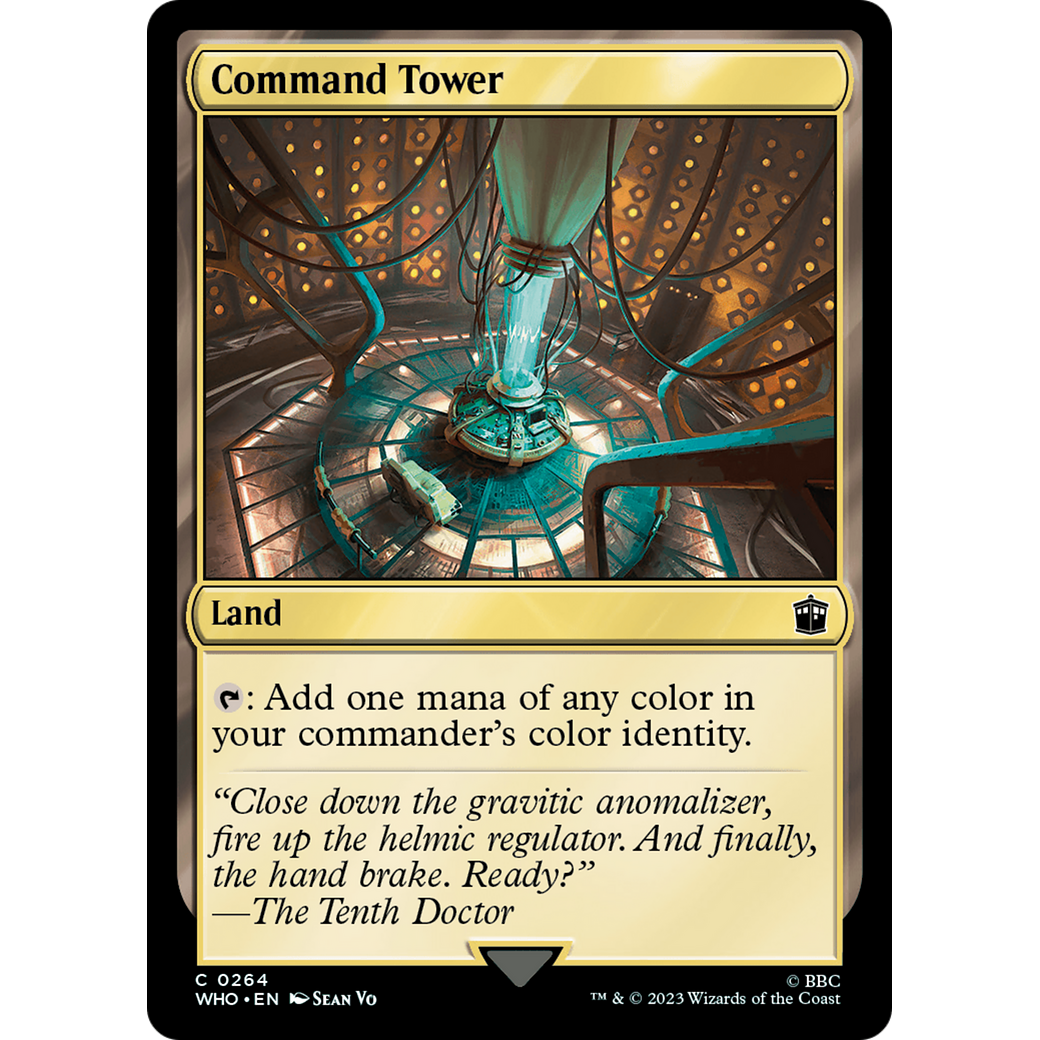 Command Tower (0264) (WHO-264) - Doctor Who Foil