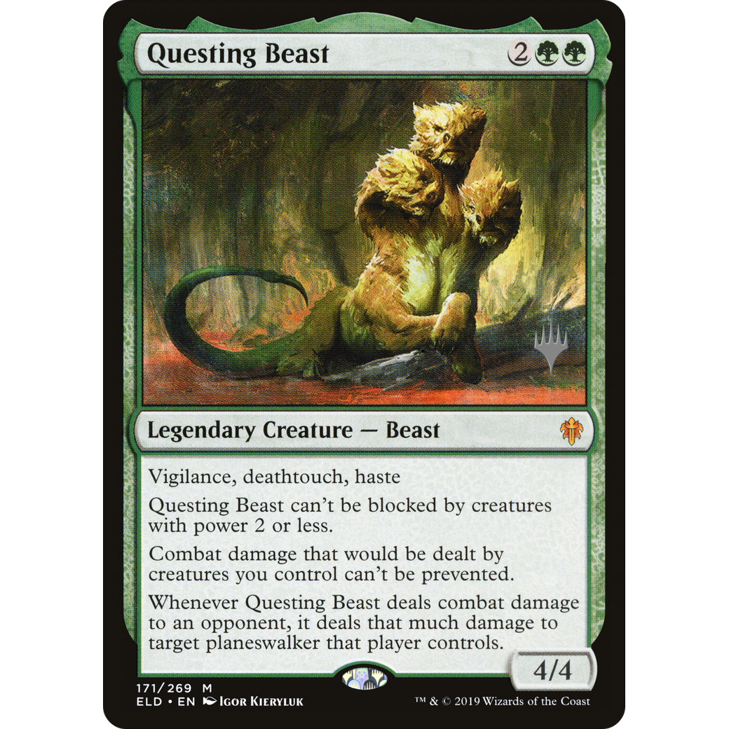 Questing Beast (PPELD-171) - Throne of Eldraine Promos