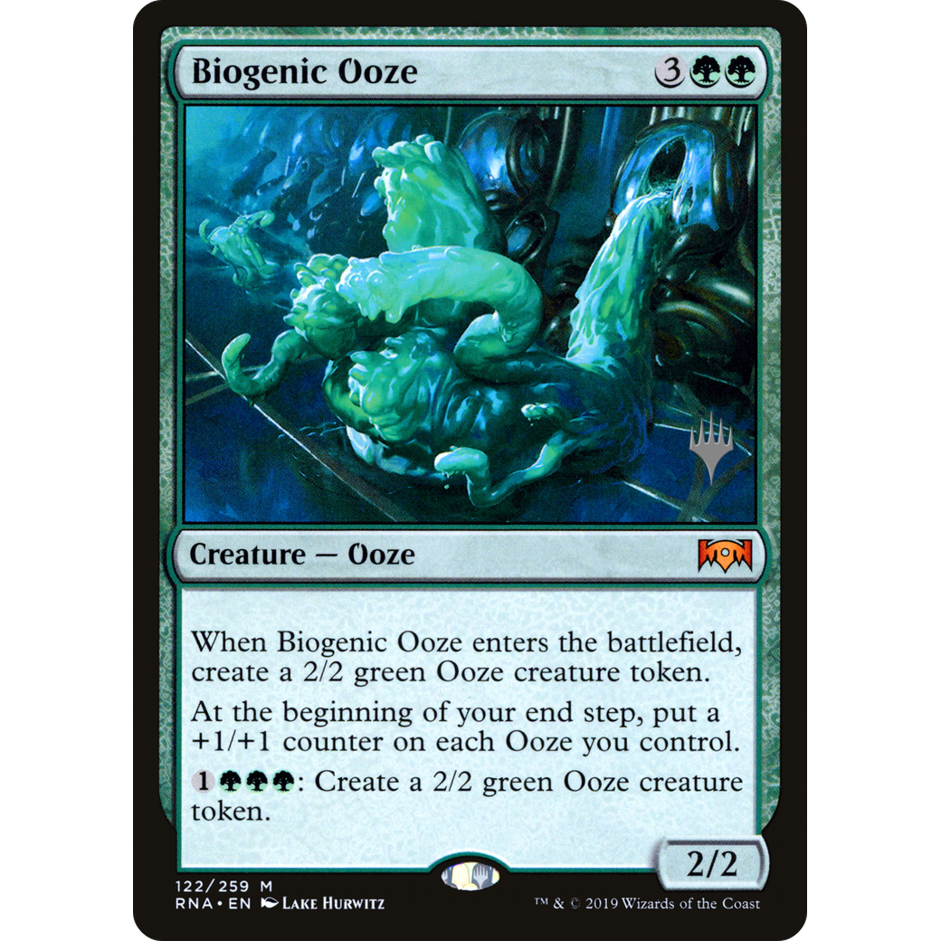 Biogenic Ooze (PPTHB-122) - Ravnica Allegiance Promos Foil