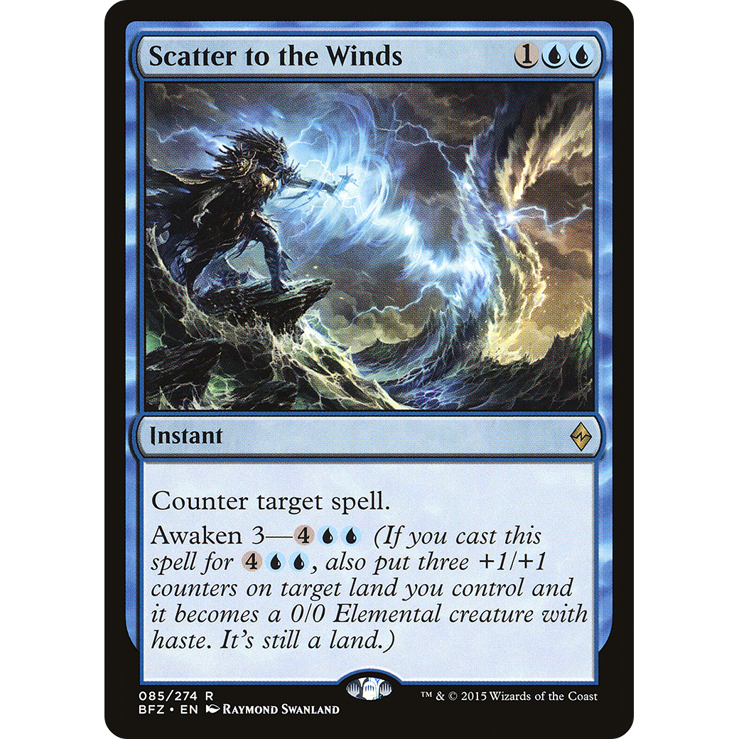 Scatter to the Winds (BFZ-085) - Battle for Zendikar Foil